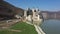 Reconstructed fortress by the Danube river