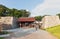 Reconstructed gates of Toyama castle in Toyama, Japan