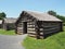 Reconstructed Valley Forge hut used by soldiers