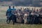 Reconstruction of battles of the Patriotic war of 1812 Russian city Maloyaroslavets.