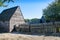 Reconstruction of the building to bring alive the past at the Plimouth Plantation