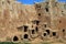 Reconstruction of the clay building in the ancient Tatar-Mongols capital of Sarai Batu