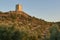 Reconstruction of the keep of the castle of Anzur de Puente Genil, Cordoba. Spain