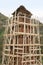 The reconstruction of tower in Kvavlo village. Tusheti region (Georgia)