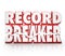 Record Breaker 3D Words Historic Best Score Results