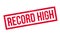 Record High rubber stamp