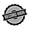 Record High rubber stamp