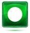Record icon neon light green square button