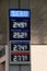 Record increase for fuel prices in Italy. Petrol and diesel over â‚¬ 2 per liter. Gas station