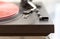Record Player Tonearm Headshell Closeup
