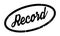 Record rubber stamp