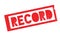 Record rubber stamp