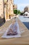 Record for the World`s Longest Nougat `Torrone` over 1km in Mazzarino, Caltanissetta, Sicily, Italy