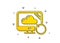 Recovery cloud icon. Backup data sign. Restore information. Vector