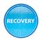 Recovery floral blue round button