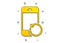 Recovery phone icon. Backup data sign. Restore smartphone information. Vector