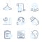 Recovery ssd, Flash memory and Medical prescription icons set. Vector