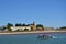 Recreation boat in the estuary of Tavira