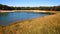 Recreational lake at Nunspeet in Netherlands