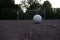 Recreational soccer field and ball during daylight