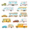 Recreational Vehicle Icons Set