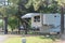 Recreational vehicles RV and camper park near Dallas, Texas