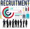 Recruitment Human Resources Employment Occupation Concept