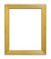 Rectangle decorative golden picture frame