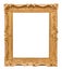 Rectangle decorative golden picture frame