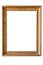 Rectangle decorative golden picture frame