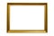 Rectangle decorative golden picture frame