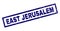 Rectangle Grunge EAST JERUSALEM Stamp