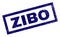 Rectangle Grunge ZIBO Stamp