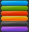Rectangle horizontal bright, colorful button, banner backgrounds