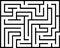 Rectangle maze isolated