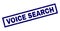 Rectangle Scratched VOICE SEARCH Stamp