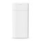 Rectangle Shampoo Cosmetic Container. White Bottle