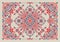 Rectangular Bandana Print vector design for rug, carpet, tapis, shawl, towel, textile, yoga mat. Neck scarf or kerchief pattern