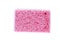 Rectangular pink cellulose washing sponges with coarse and soft sides