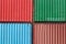 Rectangular, shipping container pattern