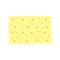 Rectangular Sponge on a White Background. Vector