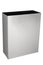 Rectangular trash box stainless steel