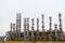 Rectification columns, gas separation unit at oil refinery