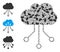Recursion Cloud Connections Icon Self Mosaic