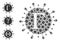 Recursive Gamma Coronavirus Icon Self Composition