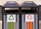 Recyclable litter bins