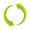 Recycle arrows ecology icon