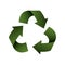 Recycle arrows ecology icon