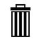 recycle bin delete icon