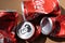 Recycle cans, Crumpled aluminum can